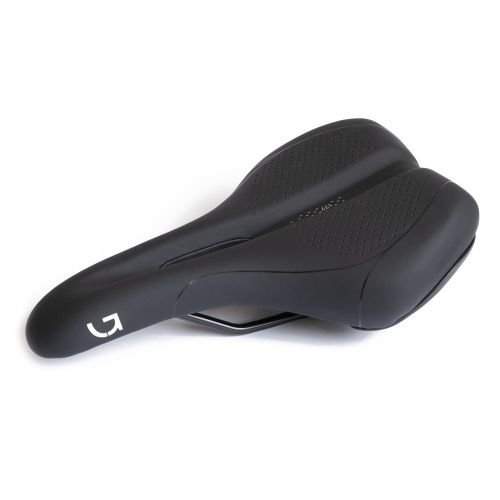 Седло Green Cycle Active Air 177, стальные рейлы, черный